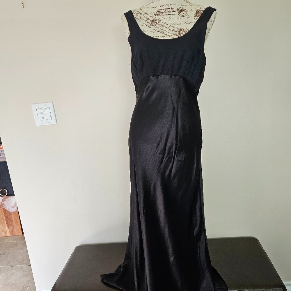 Vintage Black Maxi Dress